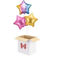 Box Happy birthday Rainbow 60 x 40 x 60 cm