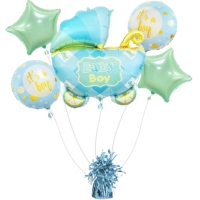 Helium set s balonky -  Je to kluk