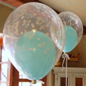 Balonky transparentn