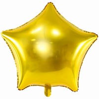BALONEK fliov hvzda zlat 48cm