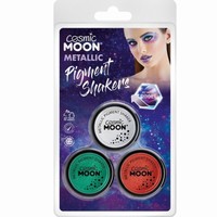 BARVY na obliej Cosmic Moon metalick Pigment Shakers