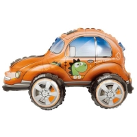 Balnek fliov 4D auto Beetle oranov 57 x 38 cm