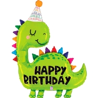 Balnek fliov Dino Happy Birthday 132 cm