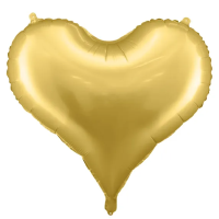 Balnek fliov Srdce zlat 61 x 53 cm