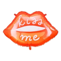 Balnek fliov sta, erven "Kiss me" 73 x 48 cm
