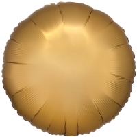 Balnek fliov satnov kruh zlat 43 cm