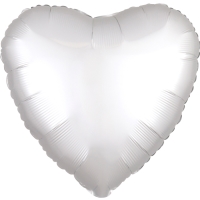 Balnek fliov srdce satnov bl 43 cm