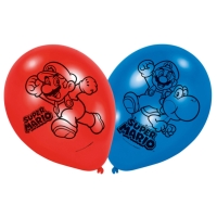 Balnky latexov Super Mario 22,8 cm 6 ks
