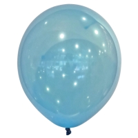 Balnky latexov dekoratrsk Droplets modr 13 cm 100 ks