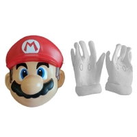 Doplky ke kostmu Super Mario - maska a rukavice dtsk
