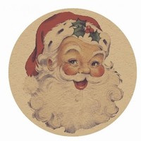 KONFETY Vintage Santa velk 20ks