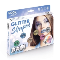 Set tpytek Glitter Shapes holografick mix 6 barev + fixan gel