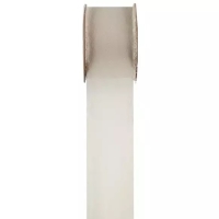 Stuha krepov textilie Ivory 4 cm/5 m