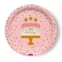Tale paprov Happy Birthday Confetti 22,7 cm 8 ks