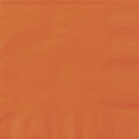 Ubrousky paprov banketov oranov 13 x 13 cm 20 ks