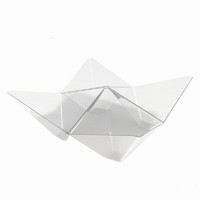 MISTIKY na dezerty Origami transparentn 10x10cm 25ks